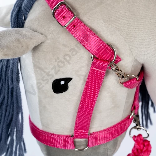 By Astrup pink kötőfék és szár Hobby Horse-hoz