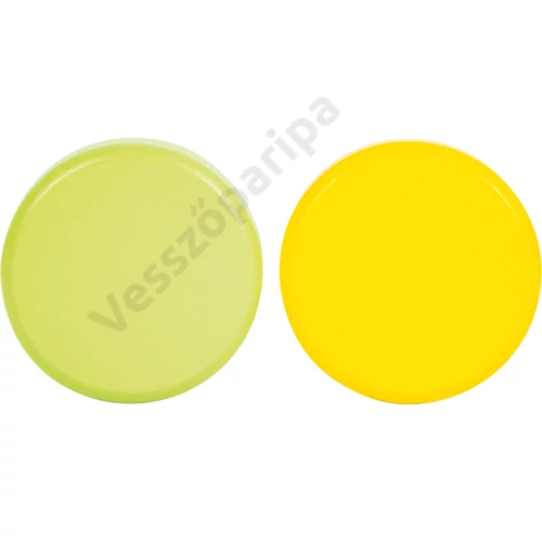 Színes fa korong parittya játékhoz