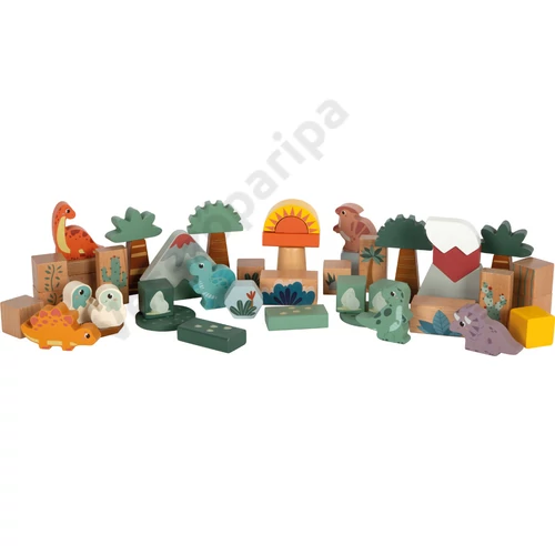 Small foot 12621 fa építőkocka különleges elemekkel