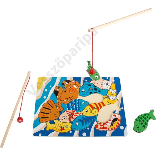 Mágneses puzzle és horgász játék egyben