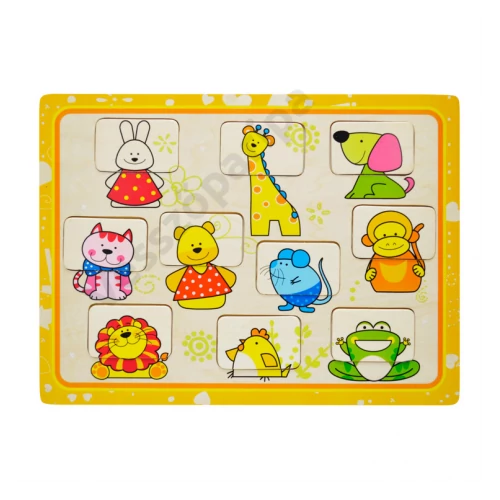 Arckereső nyuszis puzzle