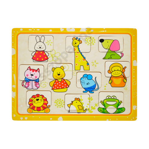 Arckereső nyuszis puzzle