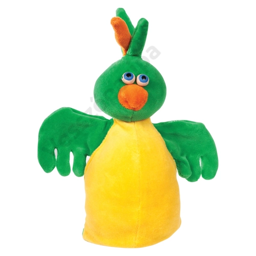 Báb - Papagáj - sárga, zöld