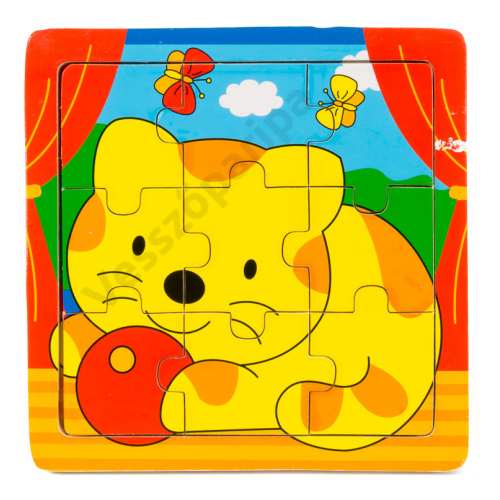 Cicás puzzle - 9 darabos