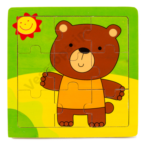 Puzzle macis - 9 darabos