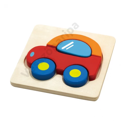 Magasított puzzle - autó