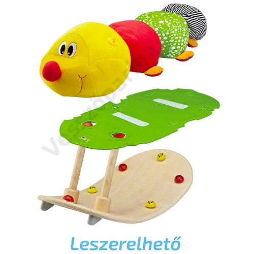 Hintázó kukac + óriás kukac figura egyben
