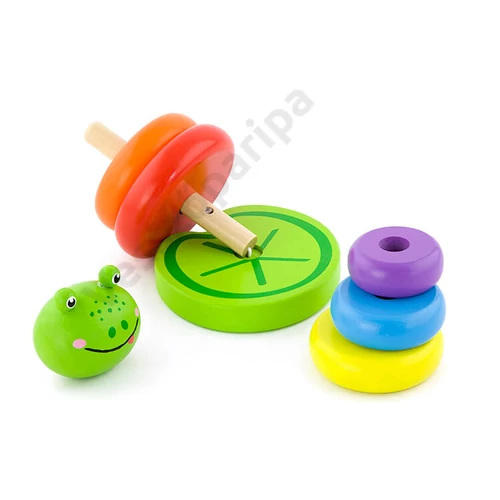 Montessori béka torony