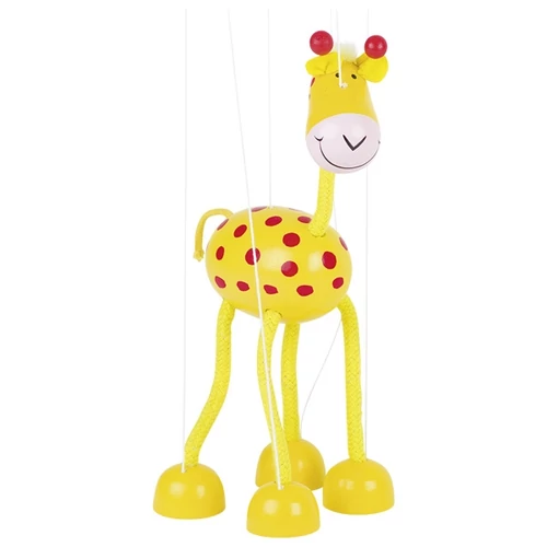 Fa zsiráf marionett bábu