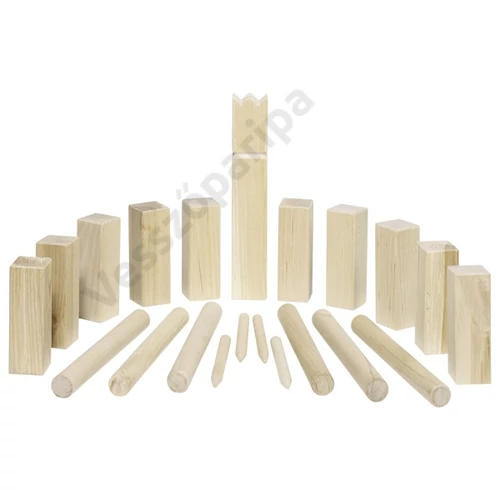 Kubb - Viking sakk kisméretű, vászonzsákkal