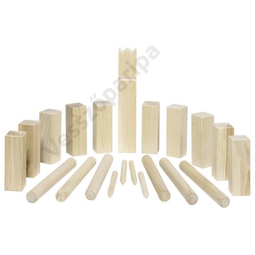 Kubb - Viking sakk kisméretű, vászonzsákkal