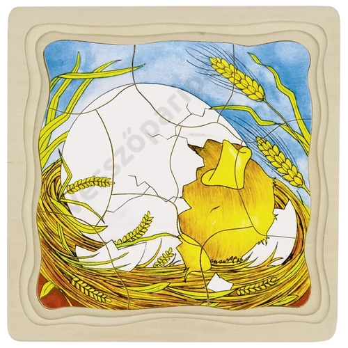 Goki emeletes puzzle tojás-tyúk
