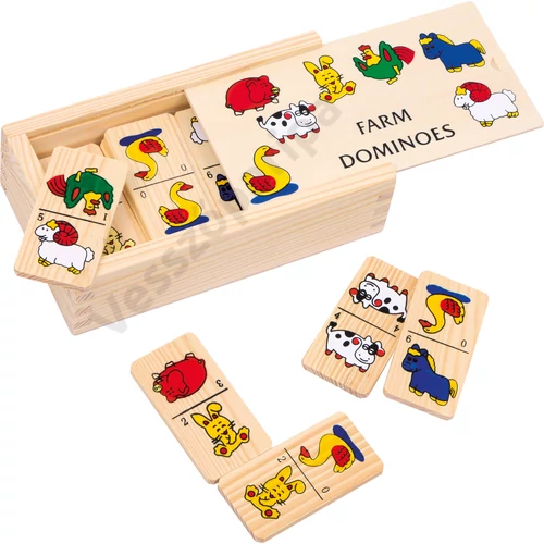 Fa dobozos fa dominó - tanyasi állatok