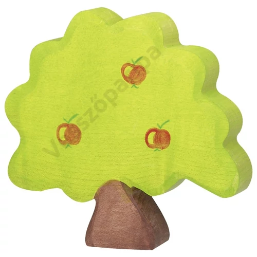 Holztiger fa figura kicsi almafa