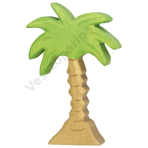Holztiger fa figura pálmafa