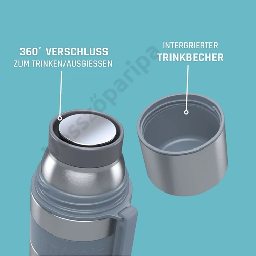 Boddels HEET termosz 500ml szürke pohár