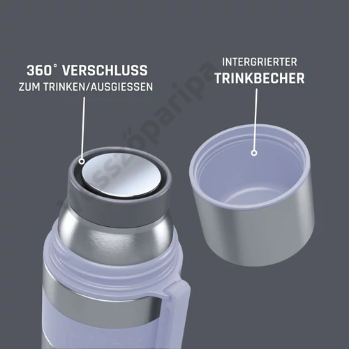 Boddels HEET termosz 700ml levendulakék pohár