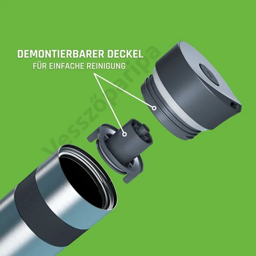 Boddels KOFFJE thermo bögre 370ml antracitszürke alkatrészek