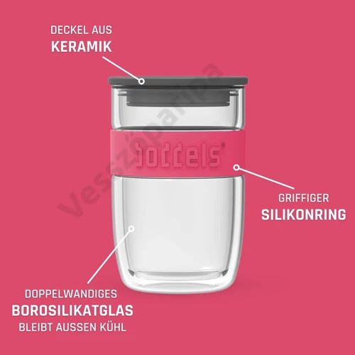 Boddels SEEV Üveg Teásbögre 380ml részei