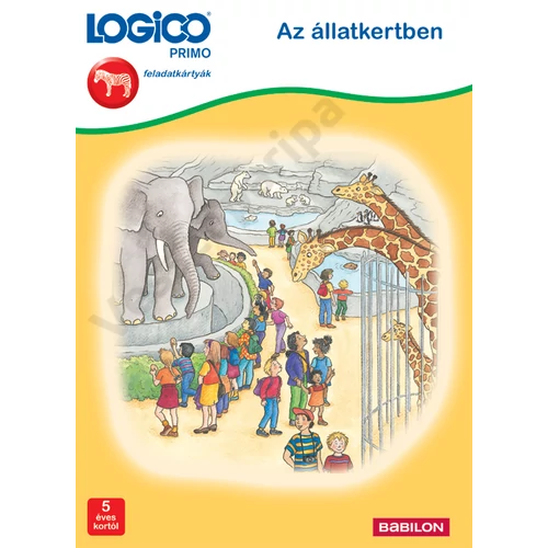 LOGICO PRIMO - feladatkártyák - Az állatkertben