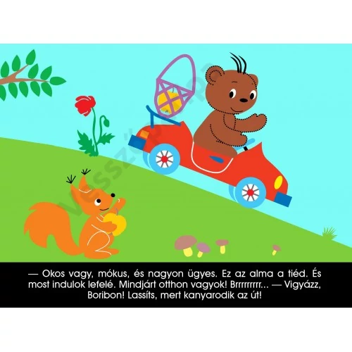 Diafilm - Boribon autózik