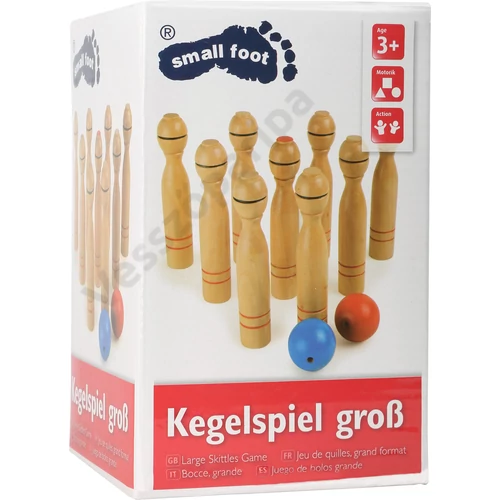 Fa tekejáték golyókkal - csomagolás