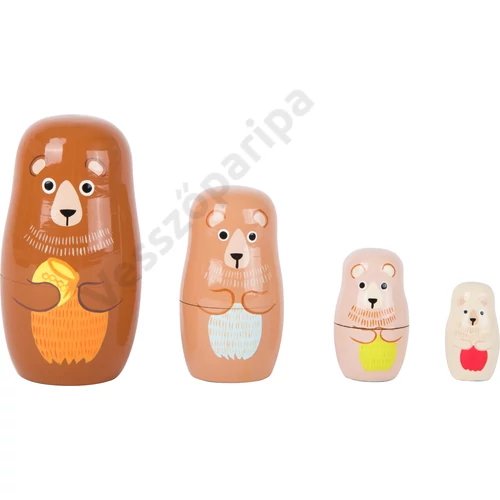 Matrjoska baba fajáték a Small Foot-tól