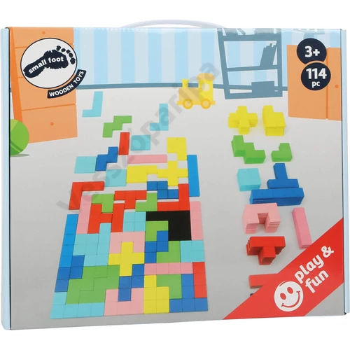 színes geometriai elemek