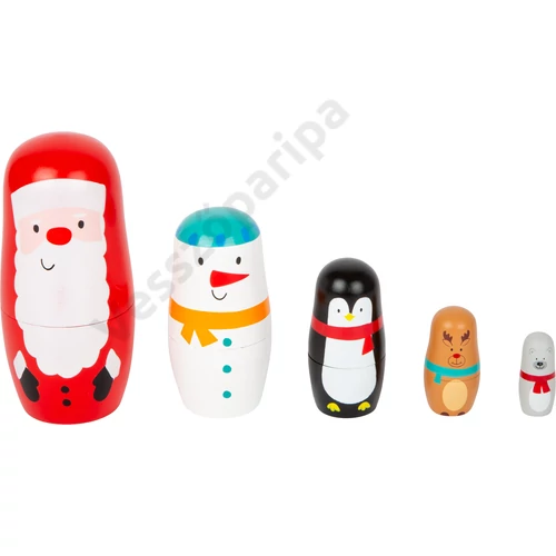 Matrjoska baba fajáték a Small Foot-tól