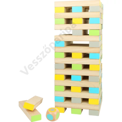 Óriás jenga szabadtéri fa játék