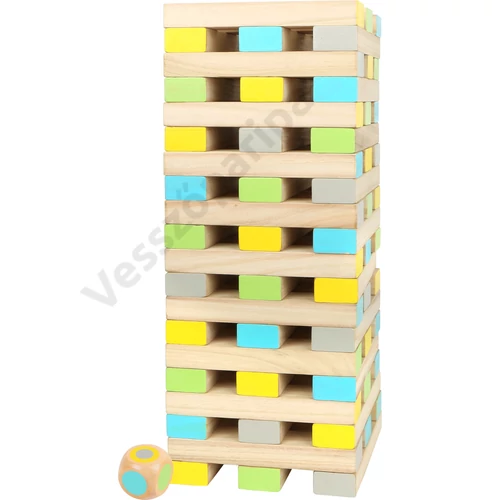 Óriás jenga szabadtéri fa játék