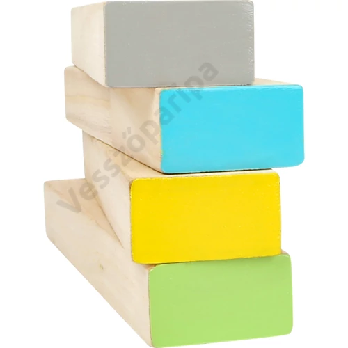 Óriás jenga szabadtéri fa játék elemek