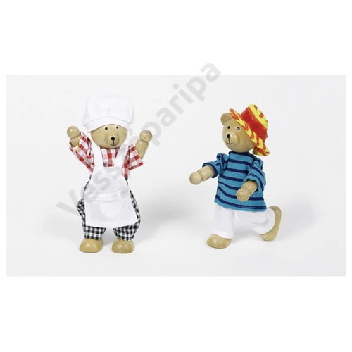 Fiú és lány macik öltöztetős játék