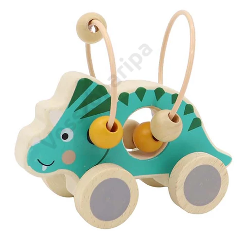 Guruló dinoszaurusz golyóvezetővel - Triceratopsz