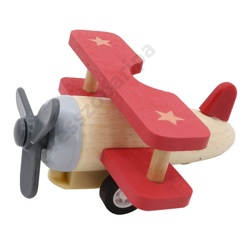 Hátrahúzható repülő, duplaszárnyú  - piros