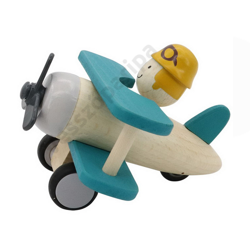 Hátrahúzható repülő, pilótával  - kék