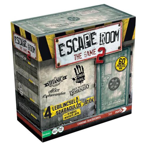 Escape room 2.0, Szabadulószoba társasjáték 4 játékkal