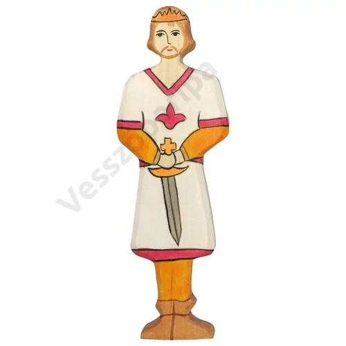 Holztiger fa figura herceg