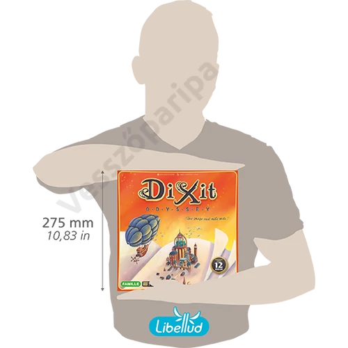 Dixit Odyssey társasjáték doboz méret