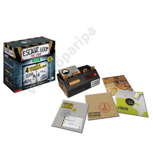 Escape room 2.0, Szabadulószoba társasjáték 4 játékkal