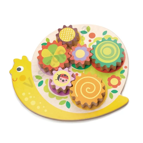 Fogaskerék játék csiga - Tender Leaf Toys