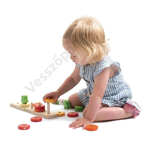 Logikai számtorony - Répa - Tender Leaf Toys