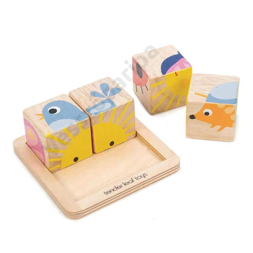 Tender Leaf Toys mesekocka - katicás