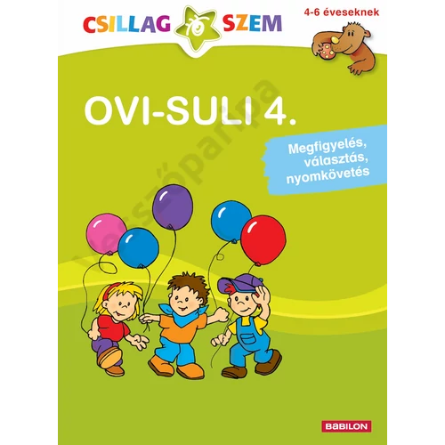 Ovi-suli 4 foglalkoztató óvodásoknak