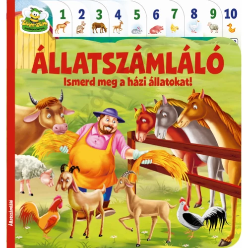 Állatszámláló - keménylapos könyv