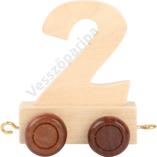 Számvonat fából - 2