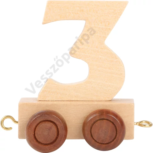 Számvonat fából - 3