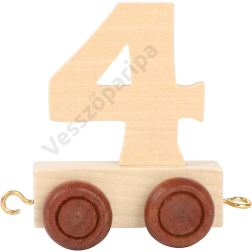 Számvonat fából - 4