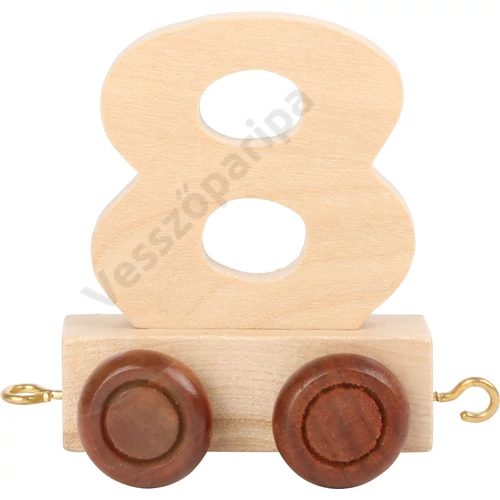 Számvonat fából - 8