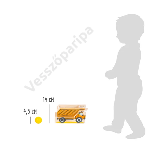 Small foot 11382 junior építkezős golyópálya mérete